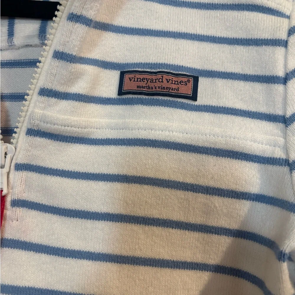 Vineyard Vines Blue and White Striped Pullover - Picture 2 of 8